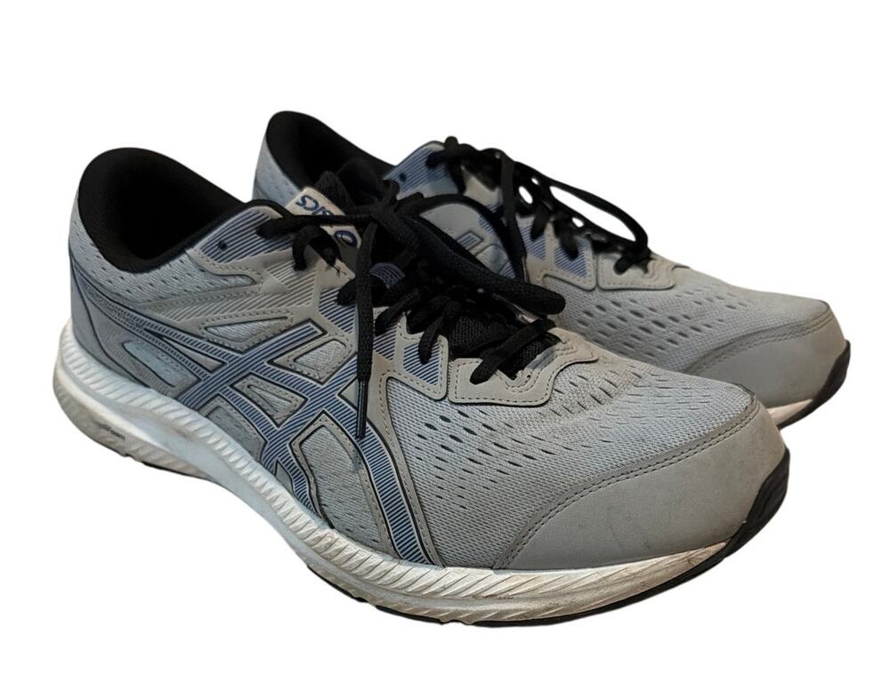 ASICS GEL Contend 8 Piedmont Grey Blue Men's Size 13 Extra Wide